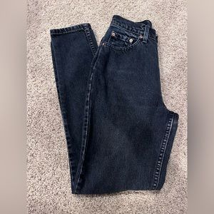 Vintage black tapered Levi’s!